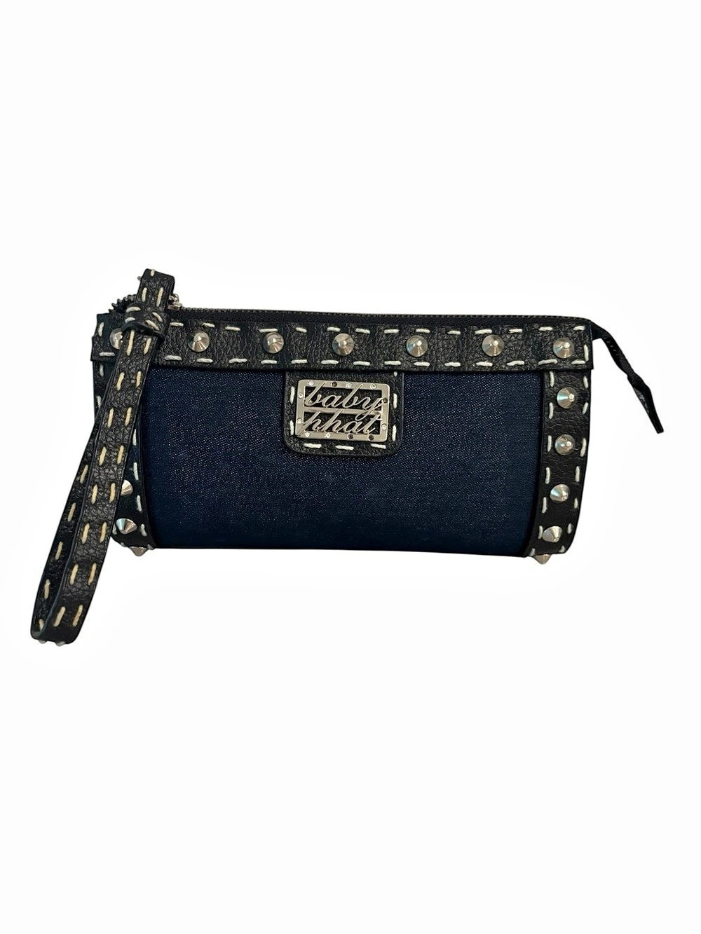 Baby Phat Studded Wristlet in Blue NWT
